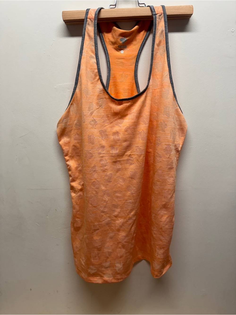Run Rabbit Orange Racerback Tank Top
